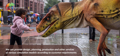 Qualité Un dinosaure animé réaliste usine