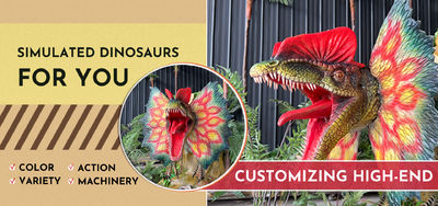 Qualité Un dinosaure animé réaliste usine