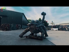 Modèle réaliste For Amusement Park de dinosaure d'Ankylosaurus Animatronic grandeur nature de dinosaures de parc à thème