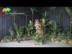 Contrôle Animatronic du monde jurassique grandeur nature T Rex Head Dinosaur Infrared Sensor
