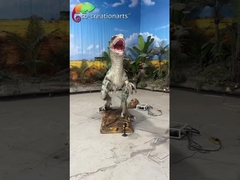 Dinosaure animatronique réaliste, vélociraptor animatronique