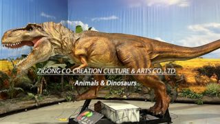 T Rex animatronique ultra réaliste pour parcs à thème