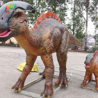 Modèle réaliste For Amusement Park de dinosaure de Parasaurolophus de dinosaure Animatronic grandeur nature de parc à thème