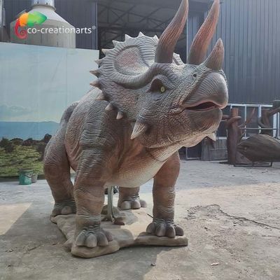 acheter Dinosaure Animatronic grandeur nature réaliste Trceratops jurassique pour le parc d'attractions online manufacture