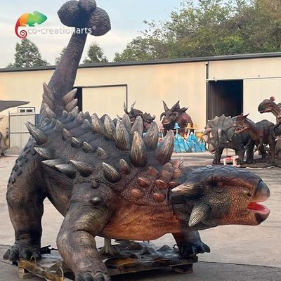acheter Modèle réaliste For Amusement Park de dinosaure d'Ankylosaurus Animatronic grandeur nature de dinosaures de parc à thème online manufacture