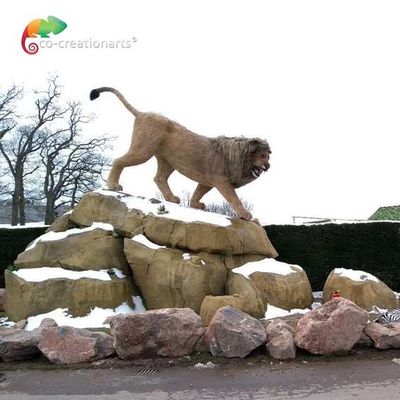 acheter Parc artificiel 110V 220V de zoo de Safari Realistic Animatronic Lion For d'animaux online manufacture