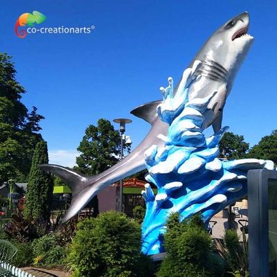 Aquarium Animaux réalistes animatroniques Vague de requin Modèle réaliste pour l'exposition du monde marin