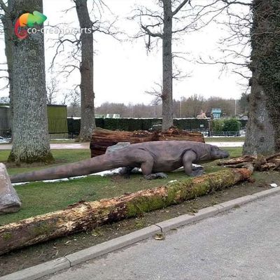 Dragon de Komodo animé et réaliste avec des mouvements dynamiques et un habitat naturel détaillé