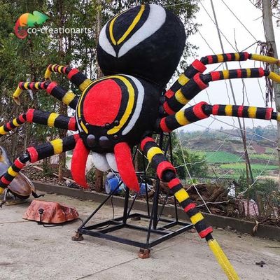 Araignée Animatronic géante de jardin botanique avec le bruit vivant grandeur nature de Web
