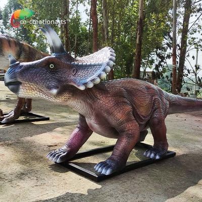 acheter Produit hydrofuge Animatronic de Triceratops de dinosaure de fibre de verre extérieure de terrain de jeu online manufacture