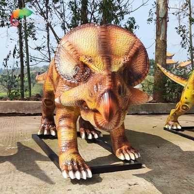 acheter Surface douce de grand de fibre de verre de Protoceratops de résine dinosaure animal de statues online manufacture