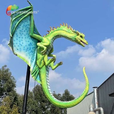 Vieillissement Animatronic personnalisable d'Anting d'animatronique de parc à thème de dragons