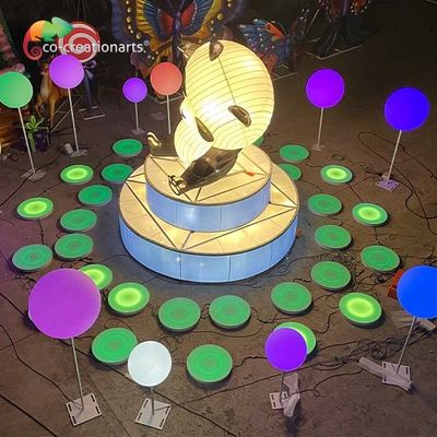 Jeu interactif Panda Lantern de note de musique
