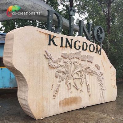 acheter Fibre de verre faite sur commande Logo For Amusement Park Decoration d'animatronique de l'anti eau online manufacture