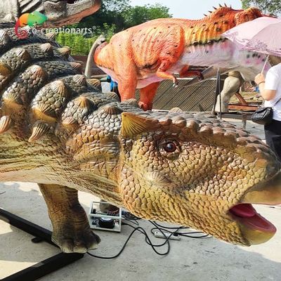 Dinosaure de la CE 5M Animatronic Ankylosaurus Artificial pour l'exposition de centre commercial