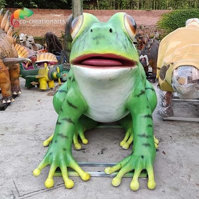 acheter Animaux Animatronic géants adaptés aux besoins du client de grenouille réalistes pour l'exposition d'amusement online manufacture