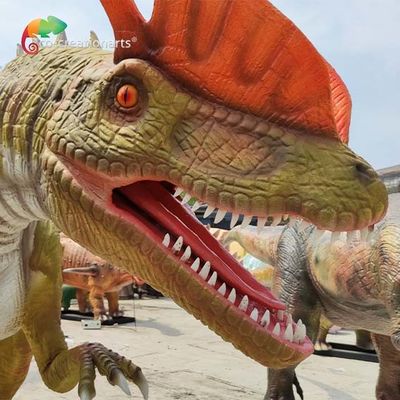 acheter Dinosaures animatroniques grandeur nature résistants aux intempéries Dilophosaurus animatronique 5 mètres online manufacture