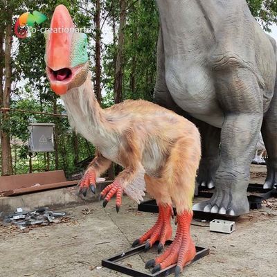 Dinosaure artificiel Sun de Realistic Animatronic Dinosaur de modèle d'Oviraptor résistant