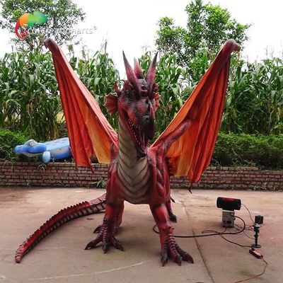 Dragons Animatronic Dragon For Amusement Park grandeur nature d'exposition extérieure de thème de la CE