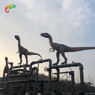 Un bon prix. Modèles réalistes de imperméabilisation Animatronic de dinosaure de Velociraptor extérieur de décoration en ligne