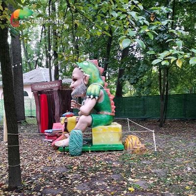Un bon prix. Animatronique géante de caractère Animatronic anti-vieillissement pour l'exposition de parc à thème en ligne