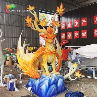Lanterne de dragon occidental de créature mythique 220V