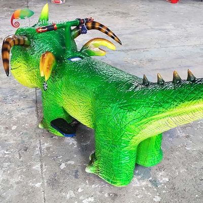 Un bon prix. Voiture électrique interactive d'équipement de terrain de jeu de dinosaure de parc d'attractions de personnalisation en ligne