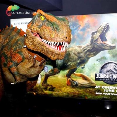 acheter Personnalisation 4,5 mètres de lumière Animatronic de T Rex Costume With LED online manufacture