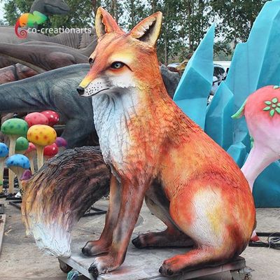 acheter 1,6 mètres de taille de Fox Animatronic de fibre de verre pour le terrain de jeu online manufacture