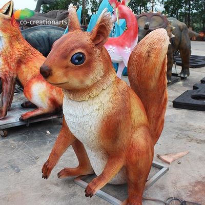 acheter L'écureuil de sculpture en fibre de verre d'OIN a illuminé des animaux personnalisables online manufacture
