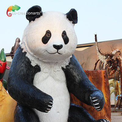 acheter Fibre de verre Panda Illuminated For Shopping Mall Animatronic de preuve de l'eau online manufacture