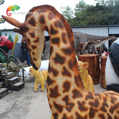 acheter Allumage de la couleur de simulation de girafe de fibre de verre de parc à thème online manufacture