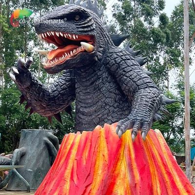 Un bon prix. Monstre fait sur commande extérieur Volcano In Amusement Park de Godzilla d'animatronique en ligne
