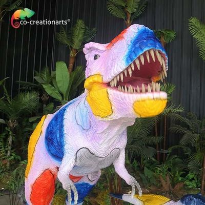 Bruit adapté aux besoins du client par famille Animatronic grandeur nature de dinosaure de parc d'attractions