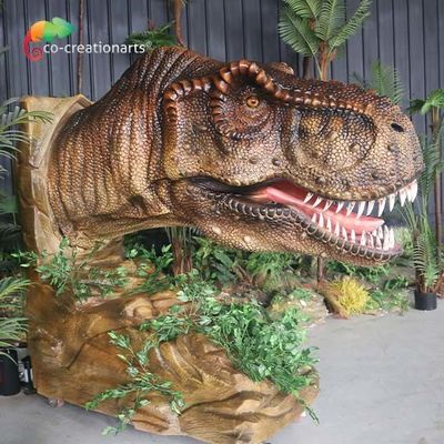 Contrôle Animatronic du monde jurassique grandeur nature T Rex Head Dinosaur Infrared Sensor