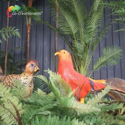 acheter Les animaux Animatronic réalistes de mouvement ont adapté le faisan aux besoins du client d'or de taille online manufacture