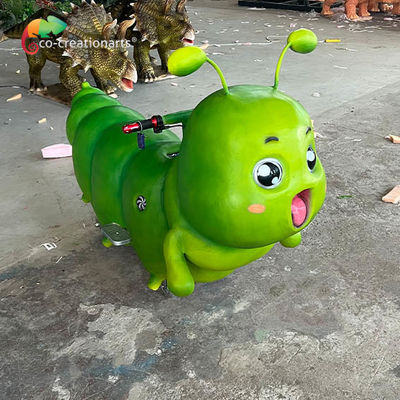 Un bon prix. Parc d'attractions Caterpillar Scooter Équipement de terrain de jeu Ride de dessin animé réaliste en ligne