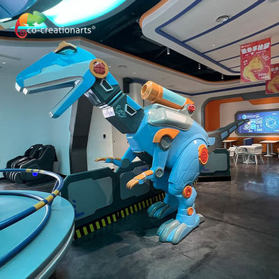 Modèle de dinosaure en fibre de verre robotisé sur mesure pour la décoration du parc à thème