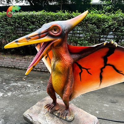 Simulation de ptérosaure animatronique Dinosaure animatronique pour eux Attraction du parc