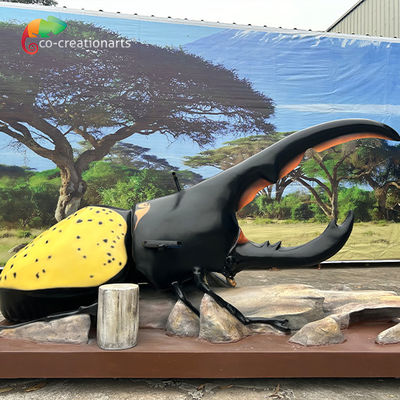 Fibre de verre durable Hercules Beetle Pour l'affichage et la décoration du parc d'attractions