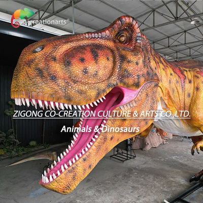 Dinosaures animatroniques géants de 18m T-Rex Pour la décoration du parc à thème