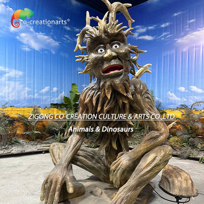 Arbre parlant géant animatronique homme humain Arbre parlant pour la décoration du parc à thème