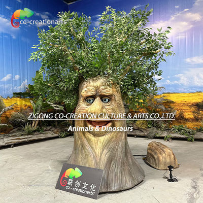 Arbre animatronique parlant pour la décoration des parcs d'attractions