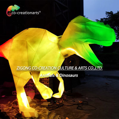 Un bon prix. Modèle de dinosaure en fibre de verre avec projection dynamique du squelette à la vie en ligne