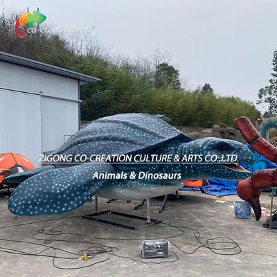 acheter Modèle d'animal animatronique, grand modèle d'animal marin animatronique, tortue marine animatronique pour attraction de parc à thème fabrication en ligne