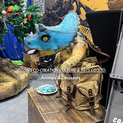 Acheter Sac à dos interactif pour bébés Triceratops dinosaures avec effets de mouvement animatronique fabrication en ligne