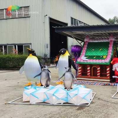 Un bon prix. Résistance aux intempéries chinoise de lanterne de pingouin de lanternes de festival de parc d'aquarium en ligne
