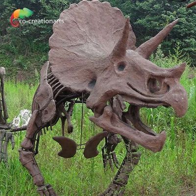 Un bon prix. Squelette de Triceratops de dinosaure de décoration de route en ligne