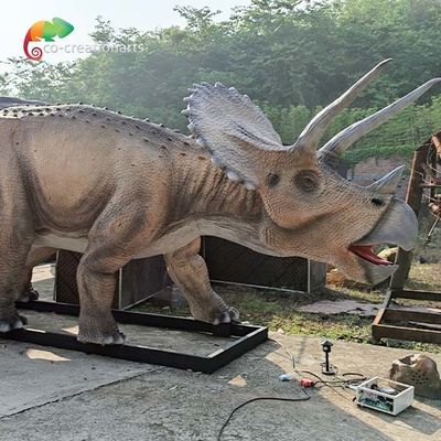 Un bon prix. 7M Dino Animatronic Réaliste Tricratops Grand dinosaure extérieur avec mouvement de queue en ligne