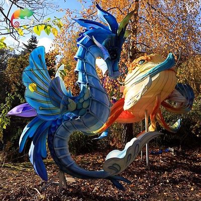 Un bon prix. Lanternes animales de festival d'exposition d'amusement d'aquarium de hippocampe chinois de lanternes en ligne